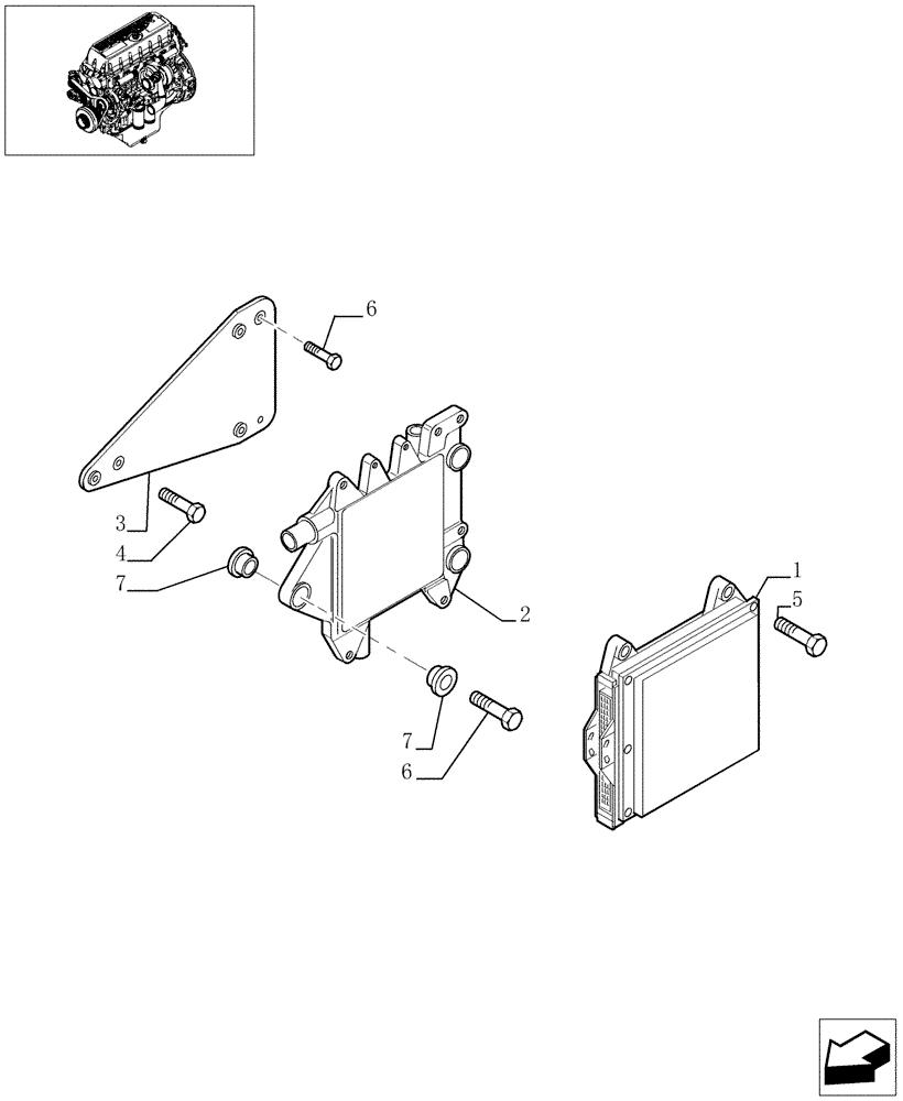 Схема запчастей Case F3AE0684D B005 - (0.17.0[01]) - ELECTRONIC INJECTION (504079664) 