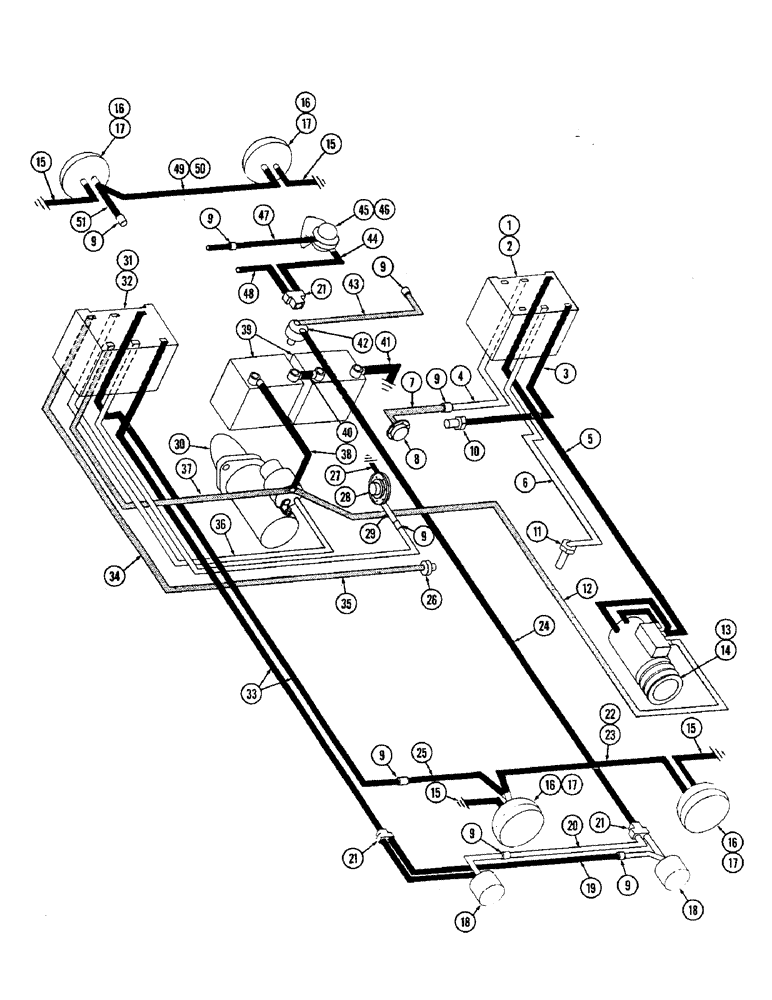 Схема запчастей Case W9A - (056) - ELECTRICAL SYSTEM, DIESEL (04) - ELECTRICAL SYSTEMS