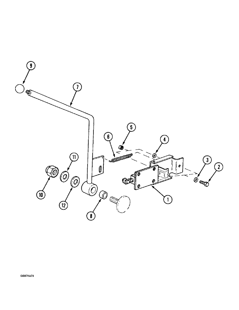 Схема запчастей Case 170C - (9-088) - CAB, CAB FRAME AND RELATED PARTS, P.I.N. 02301 AND AFTER (09) - CHASSIS