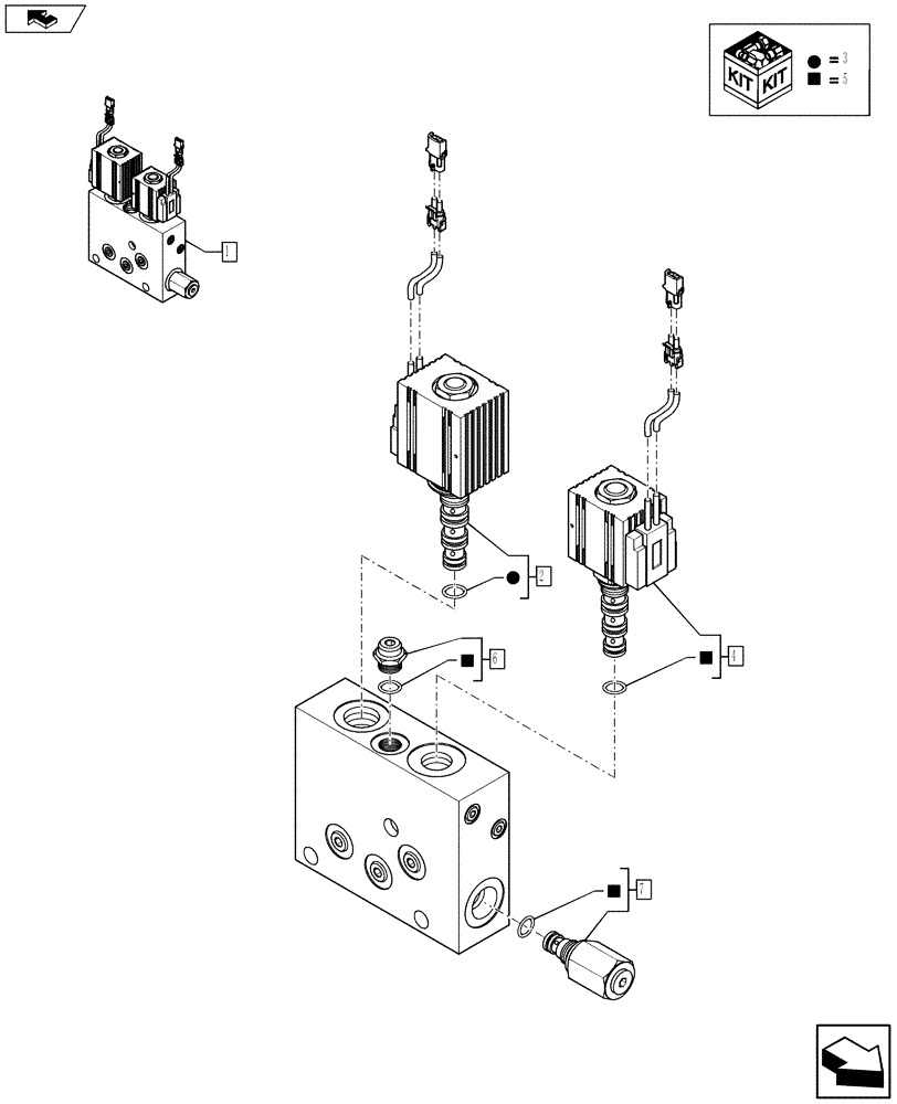 Схема запчастей Case 590SN - (35.726.21) - VALVE, SINGLE COUPLER - LOADER TOOL OR BACKHOE (35) - HYDRAULIC SYSTEMS