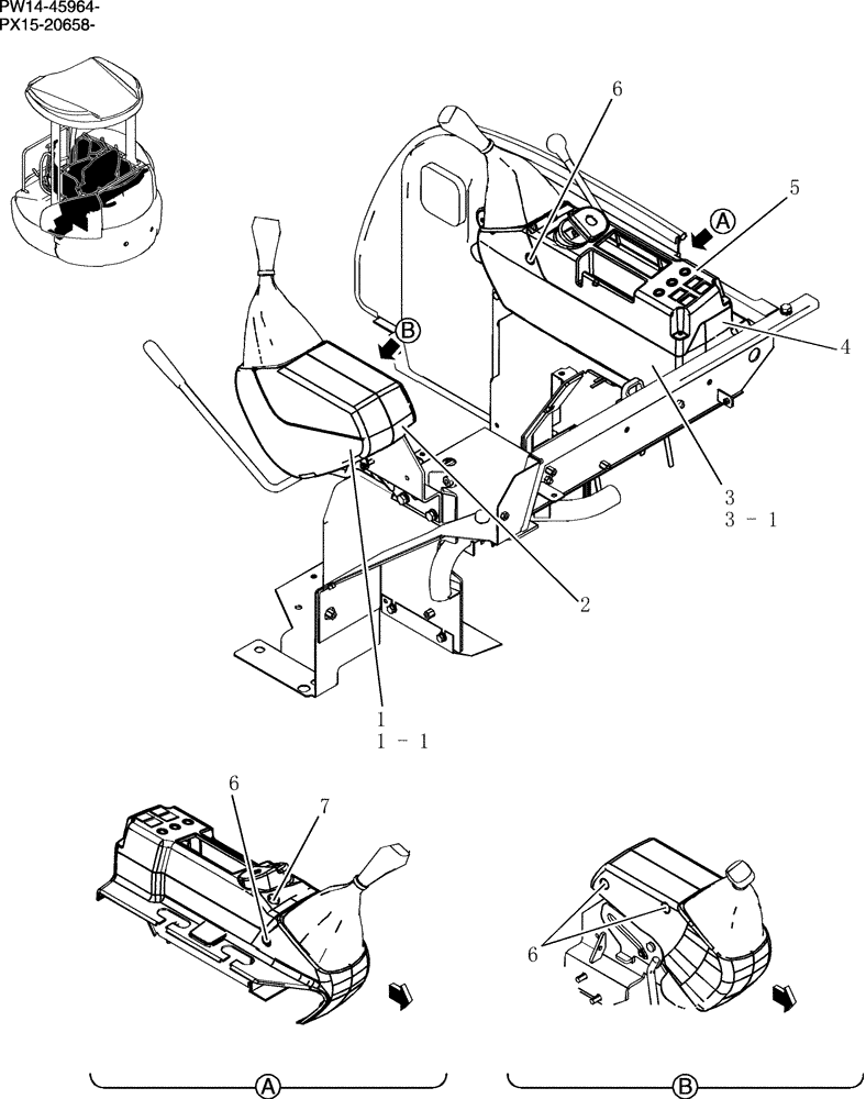 Схема запчастей Case CX31B - (122-16[1]) - COVER ASSEMBLY (00) - GENERAL & PICTORIAL INDEX