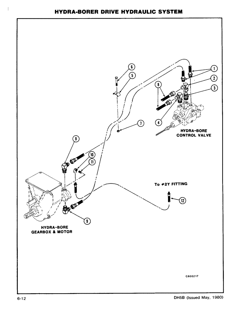 Схема запчастей Case DH5 - (6-12) - HYDRA-BORER DRIVE HYDRAULIC SYSTEM (35) - HYDRAULIC SYSTEMS