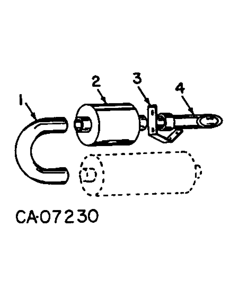 Схема запчастей Case 4155 - (12-03) - POWER, SPARK ARRESTOR ATTACHMENT (04) - Drive Train