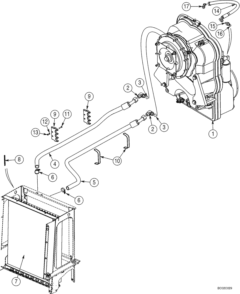 Схема запчастей Case 821C - (06-01) - HYDRAULICS - TRANSMISSION (Sep 29 2010 9:37AM) (06) - POWER TRAIN