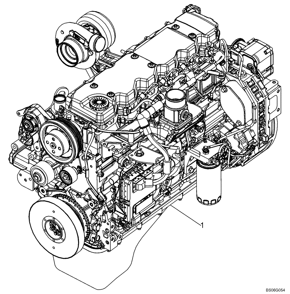 Схема запчастей Case 1150K - (02-10) - ENGINE (02) - ENGINE