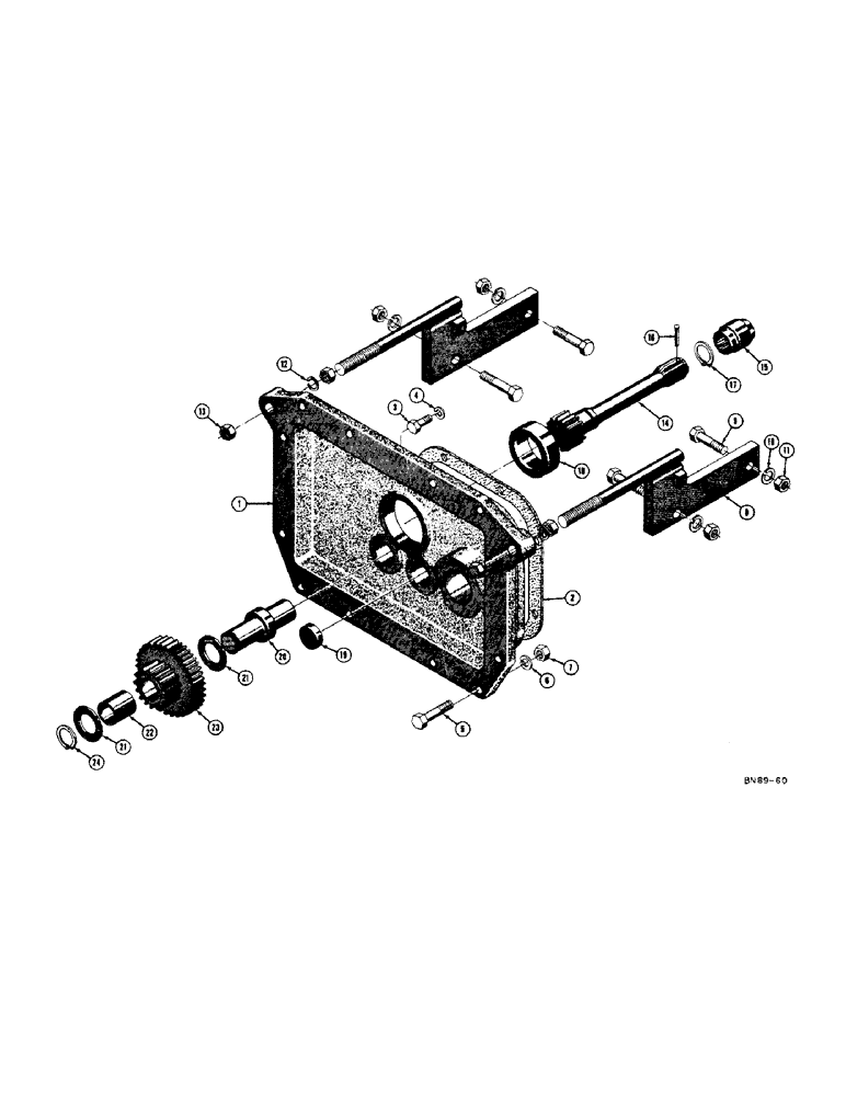 Схема запчастей Case 420 - (182) - C-12 WINCH ADAPTER (05) - UPPERSTRUCTURE CHASSIS