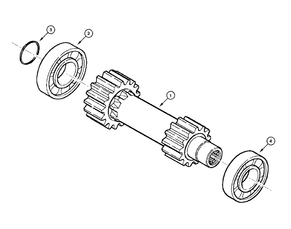 Схема запчастей Case 865 DHP - (6-016) - TRANSMISSION - 1ST SPEED AXLE (06) - POWER TRAIN