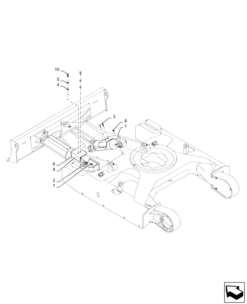 Схема запчастей Case CX36B - (02-020[01]) - DOZER GROUP (ANGLE DOZER) (86) - DOZER