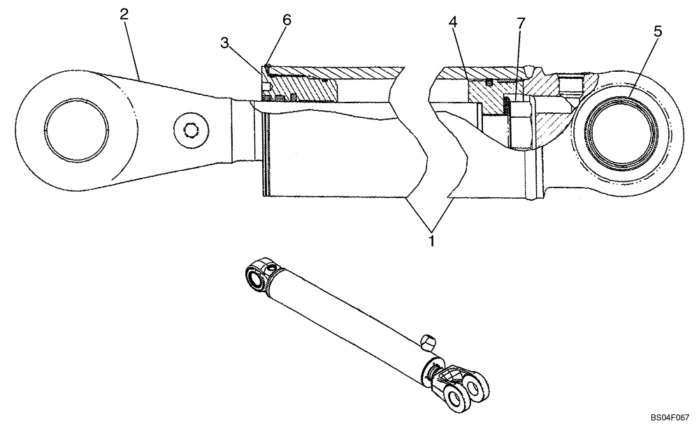 Схема запчастей Case 621D - (08-22) - CYLINDER ASSY - LOADER LIFT (08) - HYDRAULICS