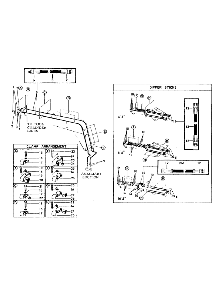 Схема запчастей Case 40EC - (F24) - "E" BOOM HYDRAULICS FOR TREE LENGTH WOOD AND PULPWOOD CLAMS, (07) - HYDRAULIC SYSTEM