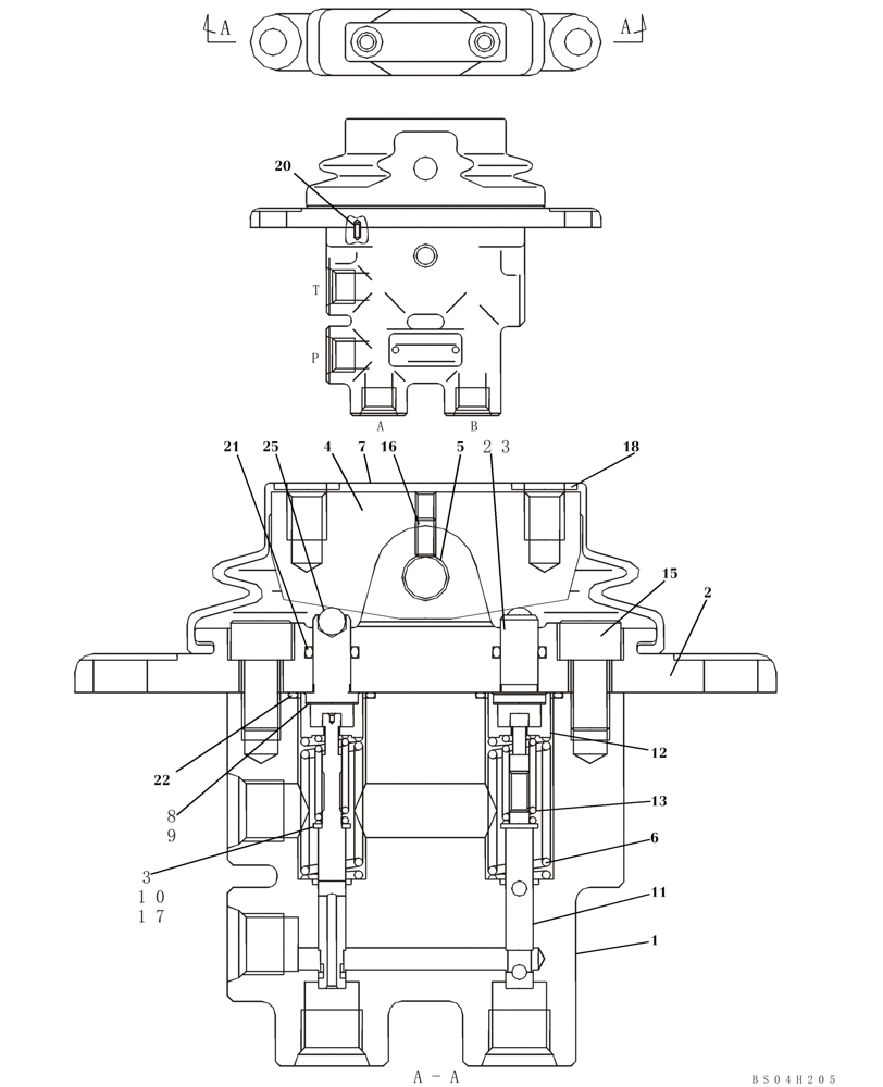 Схема запчастей Case CX80 - (08-81) - VALVE ASSY, REMOTE CONTROL - BOOM SWING (08) - HYDRAULICS