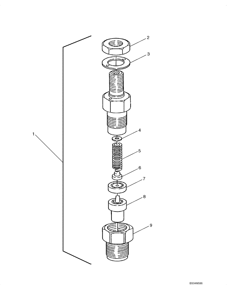 Схема запчастей Case 410 - (02-20) - INJECTOR (03) - FUEL SYSTEM