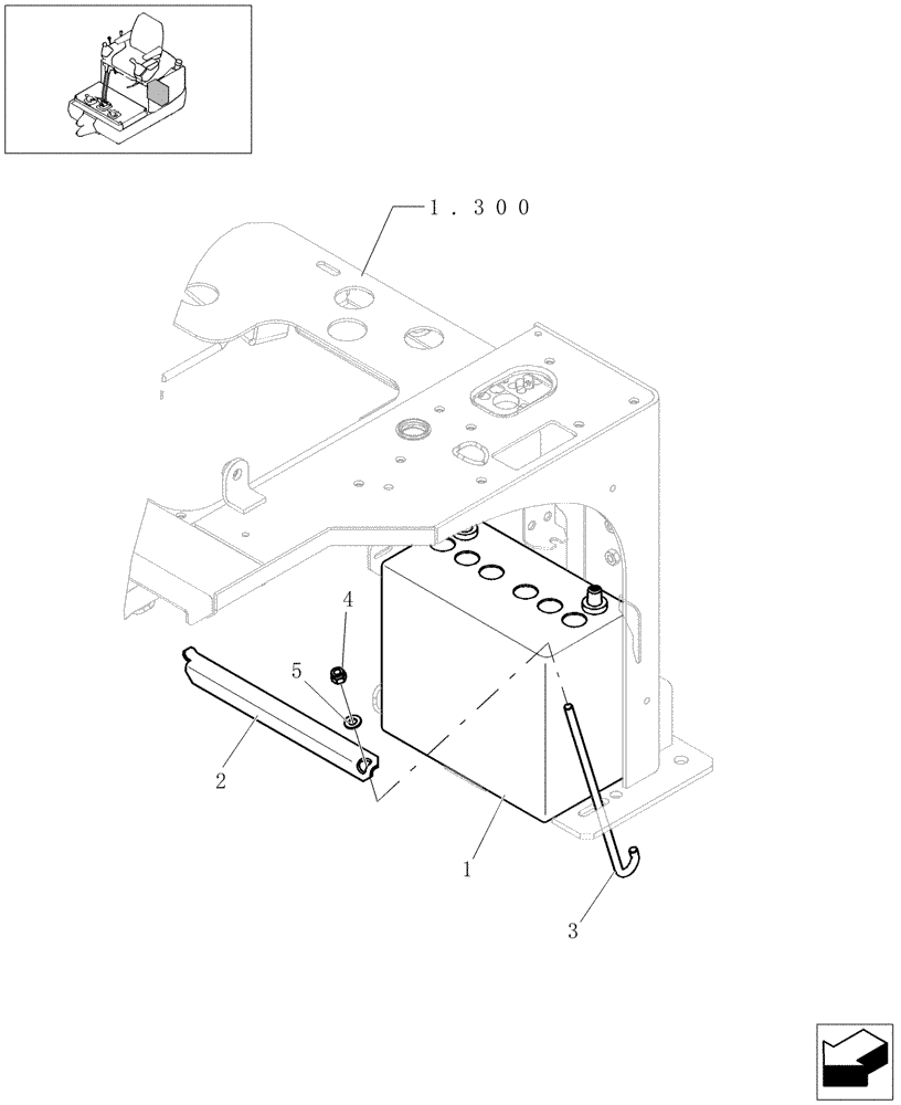 Схема запчастей Case CX16B - (1.220[06]) - ELECTRIC SYSTEM - BATTERY (55) - ELECTRICAL SYSTEMS