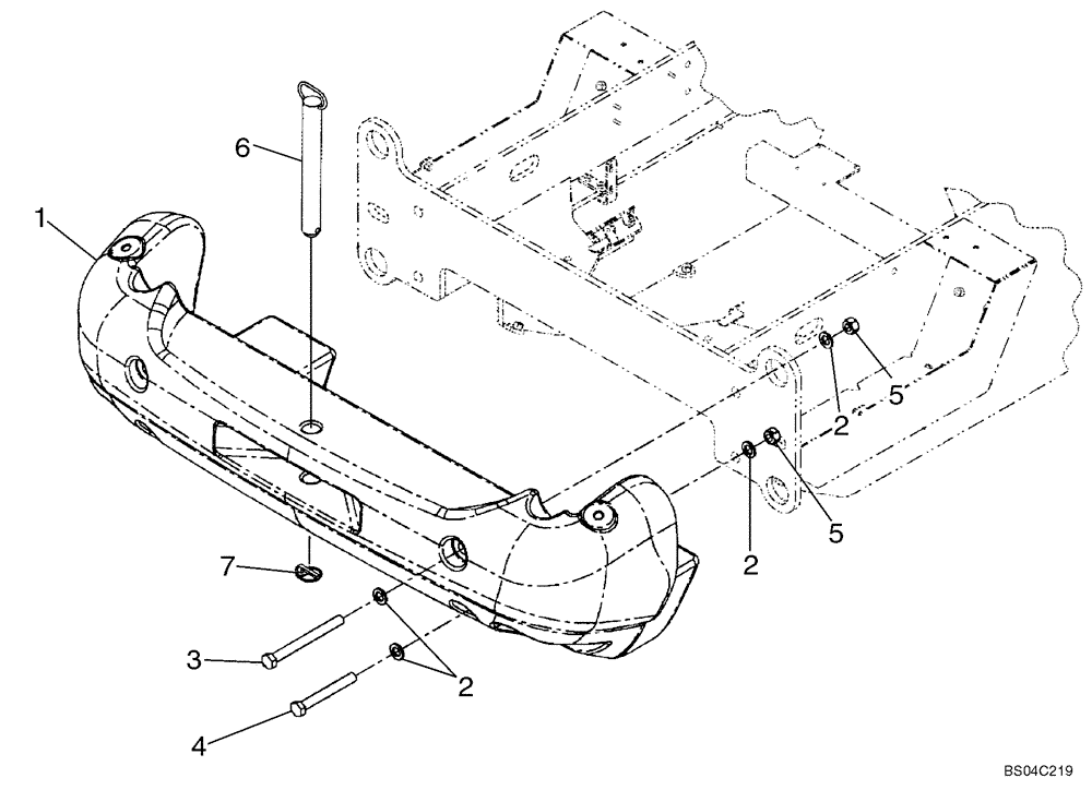 Схема запчастей Case 721D - (09-12A) - COUNTERWEIGHTS - 3450 POUND (09) - CHASSIS