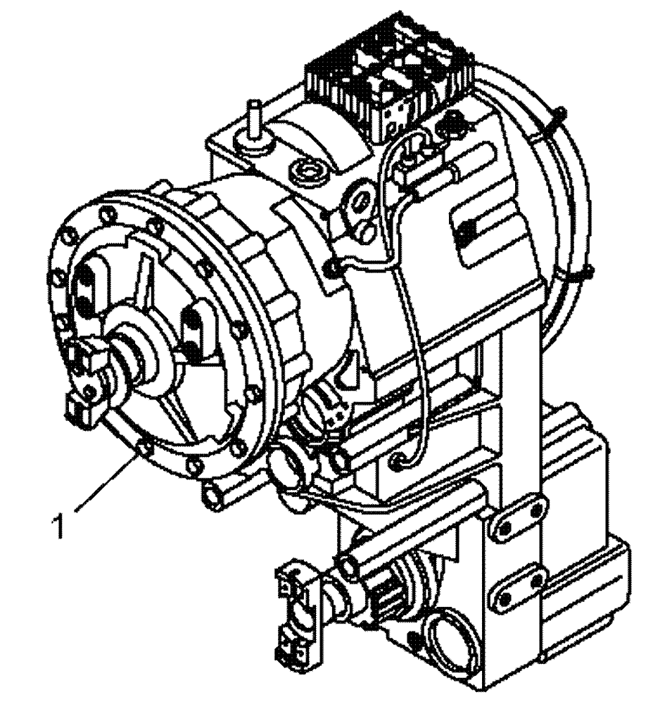 Схема запчастей Case 330 - (18A00010052[01]) - TRANSMISSION - TYPE 260 (03) - Converter / Transmission