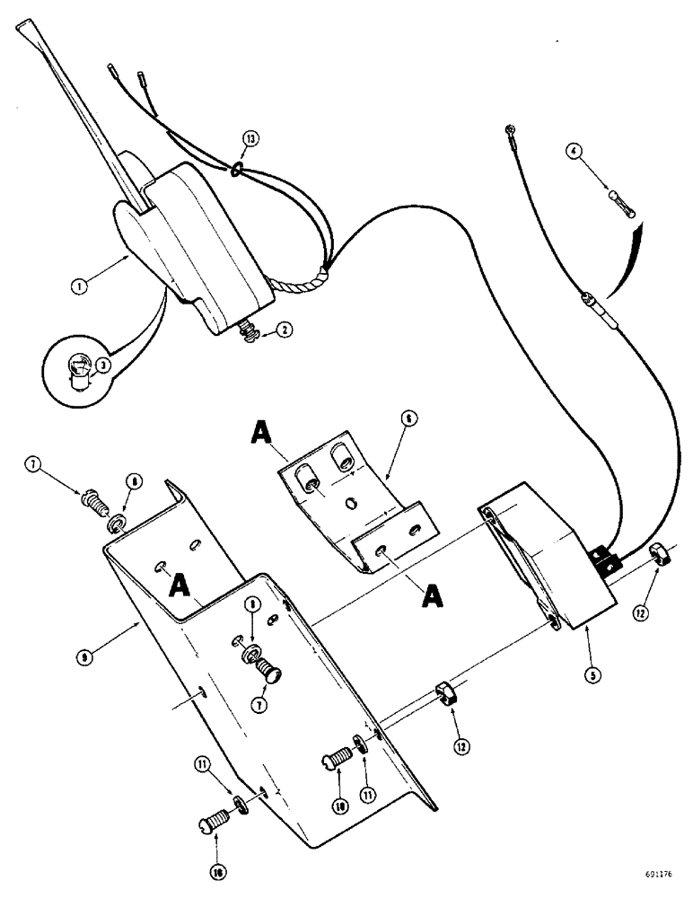 Схема запчастей Case 680CK - (056) - L16459 SIGNAL AND FLASHER CONTROL (55) - ELECTRICAL SYSTEMS