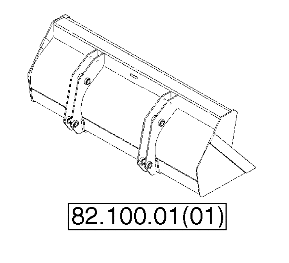 Схема запчастей Case 580SN WT - (00.000.82) - PICTORIAL INDEX - FRONT LOADER (00) - GENERAL & PICTORIAL INDEX