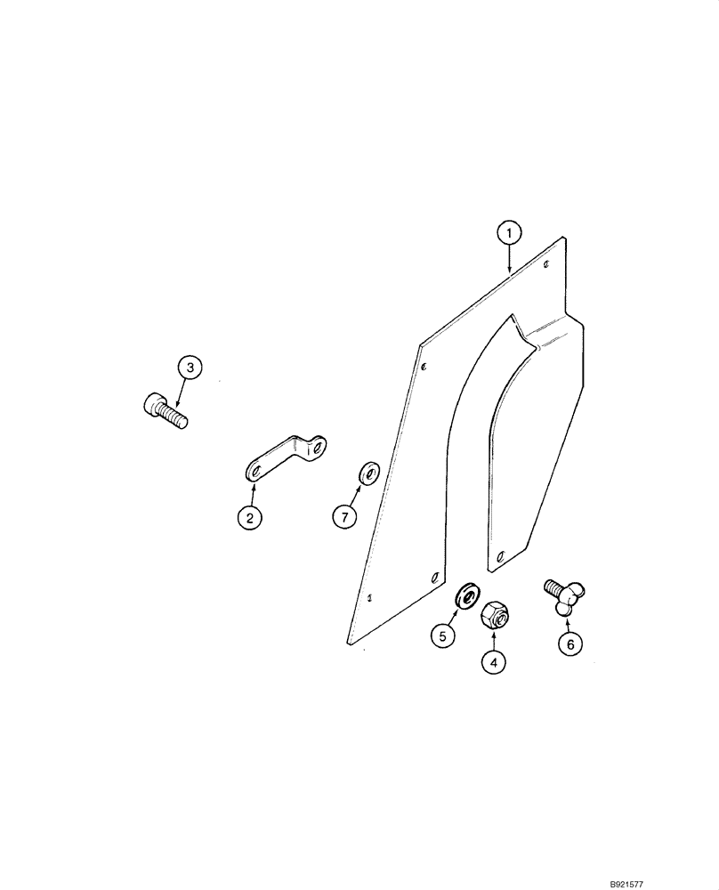 Схема запчастей Case 1840 - (09-32) - ENGINE ACCESS PANEL (EUROPE, - JAF0098065) (09) - CHASSIS/ATTACHMENTS