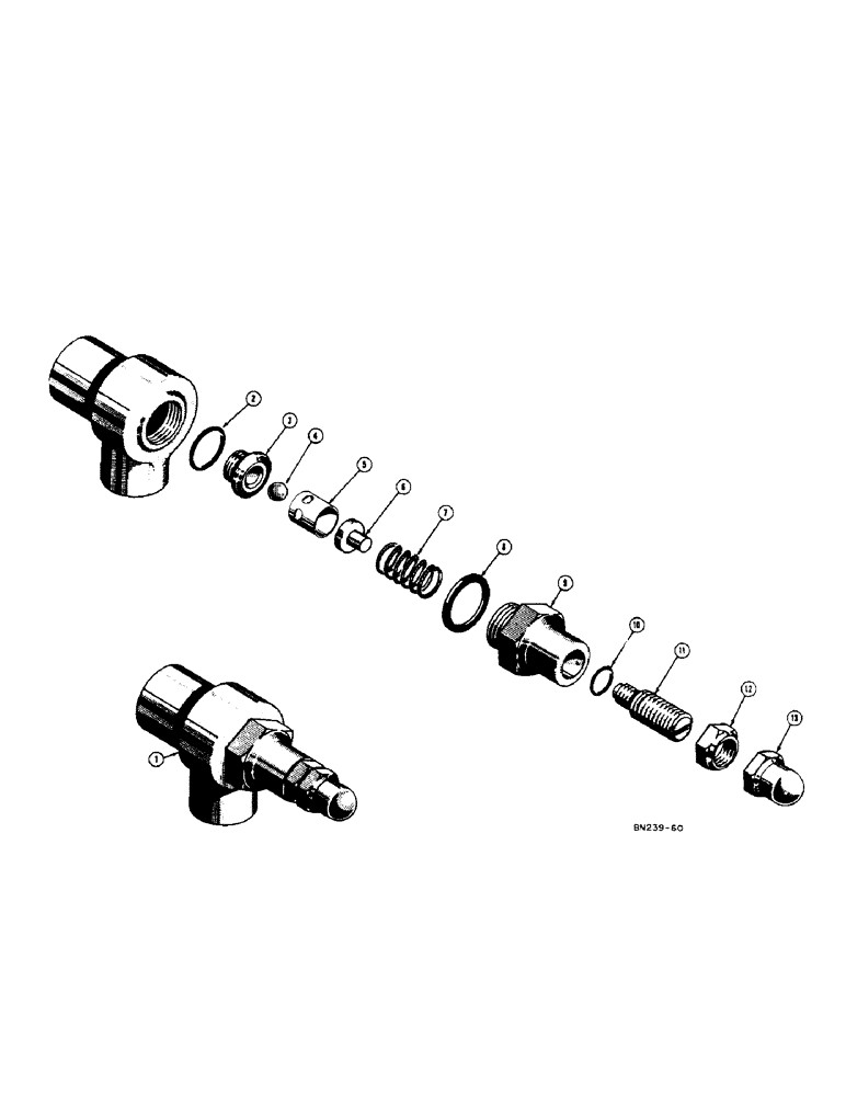 Схема запчастей Case 320 - (80[1]) - D24452 SPECIAL RELIEF VALVE (LOADER) (00) - COMPLETE MACHINE