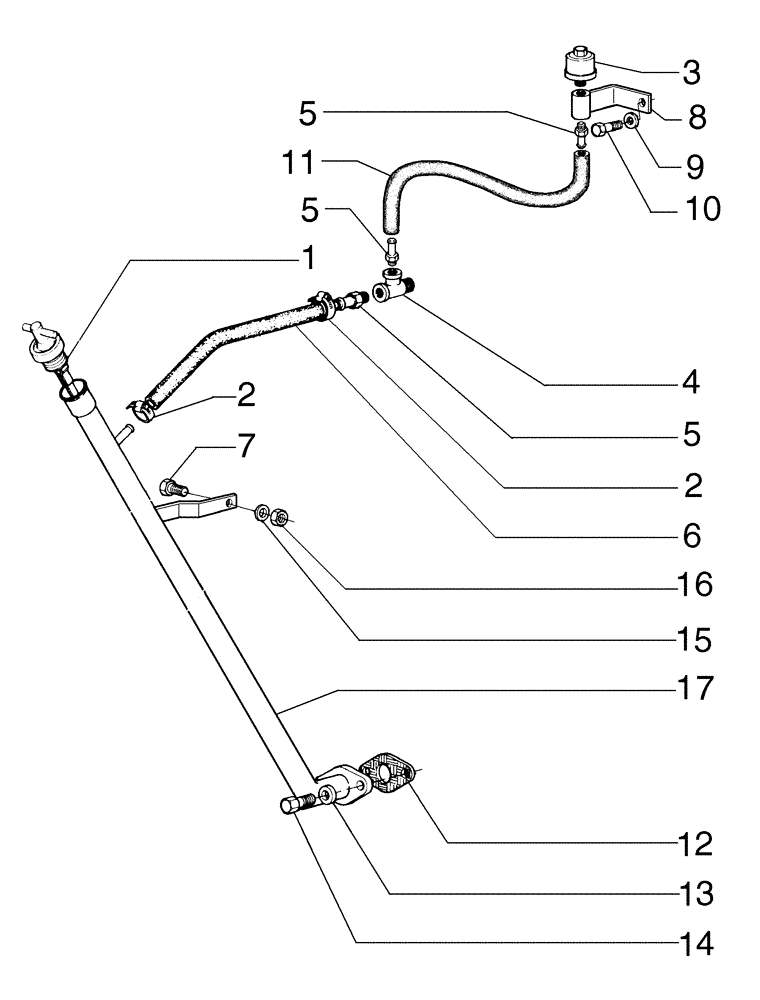 Схема запчастей Case 865B AWD - (06-01[12]) - TRANSMISSION OIL DIPSTICK - (DIRECT DRIVE) (06) - POWER TRAIN