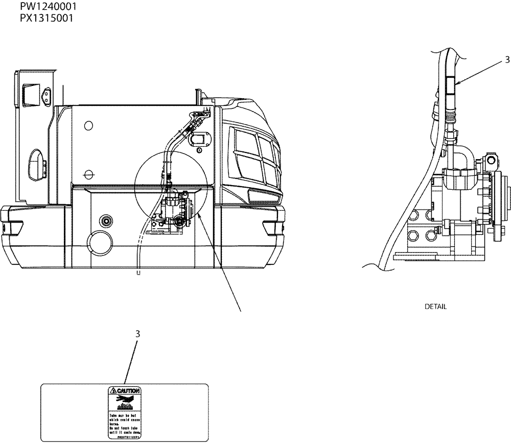 Схема запчастей Case CX36B - (06-016) - NAME PLATE INSTAL, P/N PW22T00170F1 (90) - PLATFORM, CAB, BODYWORK AND DECALS