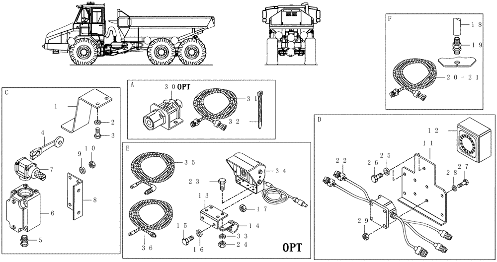 Схема запчастей Case 325 - (6.720[01]) - ELECTRIC COMPONENTS (13) - Electrical System / Decals