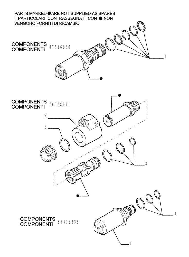 Схема запчастей Case 1850K - (9.436[06]) - BD/AD EQUIPMENT CONTROL VALVE (4 SECTIONS) - OPTIONAL CODE 784865001 (19) - OPTIONS