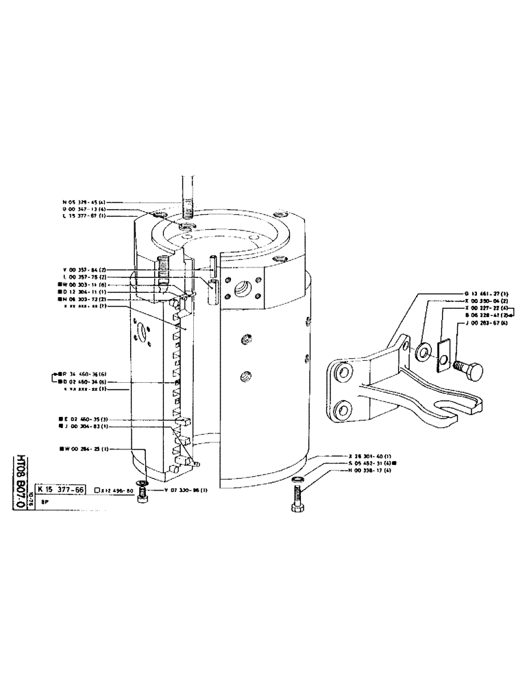 Схема запчастей Case 75P - (131) - NO DESCRIPTION PROVIDED (07) - HYDRAULIC SYSTEM