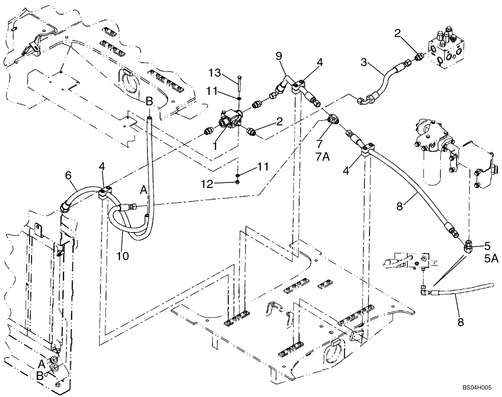 Схема запчастей Case 821E - (08-10) - HYDRAULICS - THERMAL BYPASS (08) - HYDRAULICS