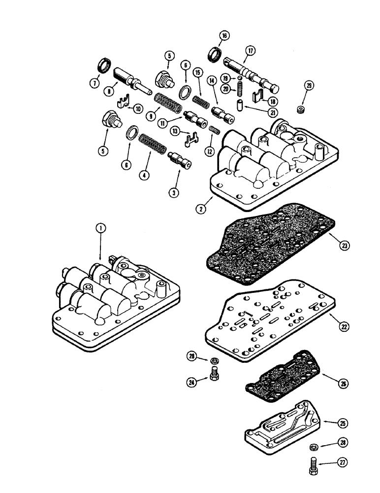 Схема запчастей Case W5 - (074) - L30252 CONTROL VALVE (06) - POWER TRAIN