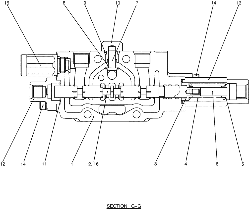 Схема запчастей Case CX36B - (07-007) - VALVE ASSY, CONTROL (BOOM SWING) (35) - HYDRAULIC SYSTEMS