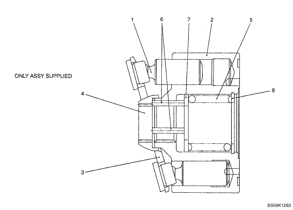 Схема запчастей Case CX27B BTW - (07-026) - ROTARY ASSY (PM10V01003F1) (35) - HYDRAULIC SYSTEMS