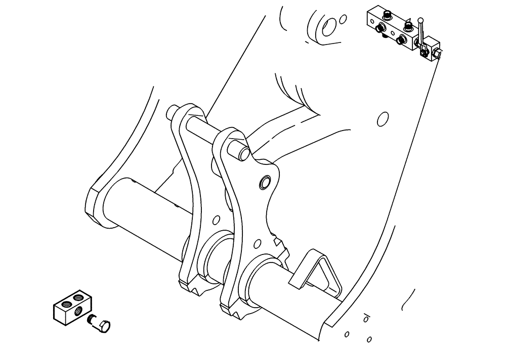 Схема запчастей Case 221D - (20.570[2716843001]) - HYDRAULIC SYSTEM 3RD FUNCTION (35) - HYDRAULIC SYSTEMS