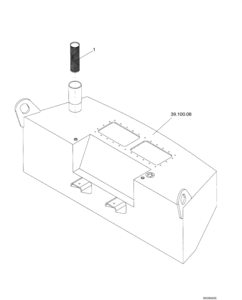 Схема запчастей Case SV212 - (10.216.02) - SCREEN, FUEL FILLLER (GROUP 474) (ND126771) (10) - ENGINE