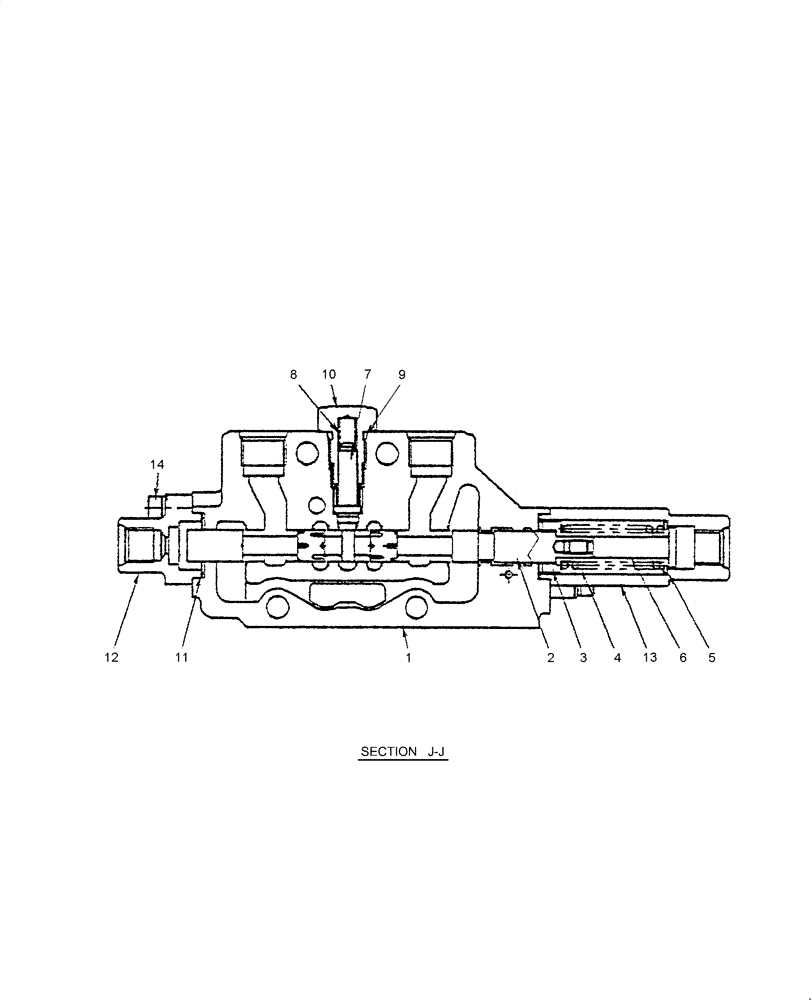 Схема запчастей Case CX31B - (HC010-01[1]) - HYDRAULIC CONTROL VALVE - COMPONENTS (PROPELLING L/H) (35) - HYDRAULIC SYSTEMS