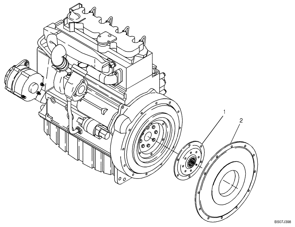 Схема запчастей Case 221D - (17.102[2987085000]) - COUPLING/CLUTCH (18) - CLUTCH