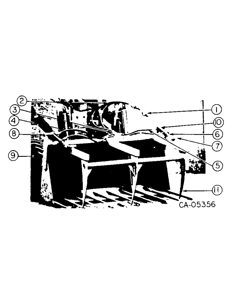 Схема запчастей Case 4155 - (17-04) - MOUNTED EQUIPMENT, GRAPPLE FORK (05) - SUPERSTRUCTURE