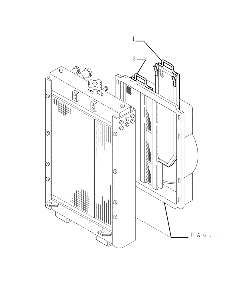 Схема запчастей Case 1850K LT - (0.550[05]) - SAND SCREEN (01) - ENGINE