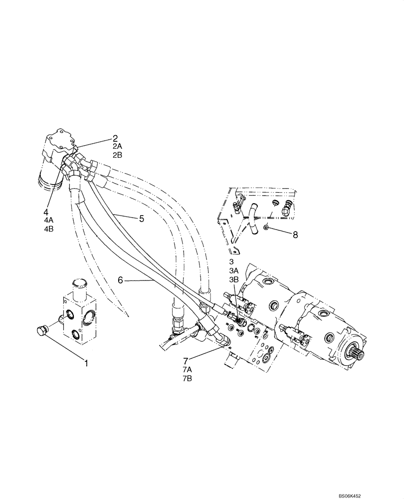 Схема запчастей Case 921E - (05-07) - STEERING - HYDRAULICS (05) - STEERING