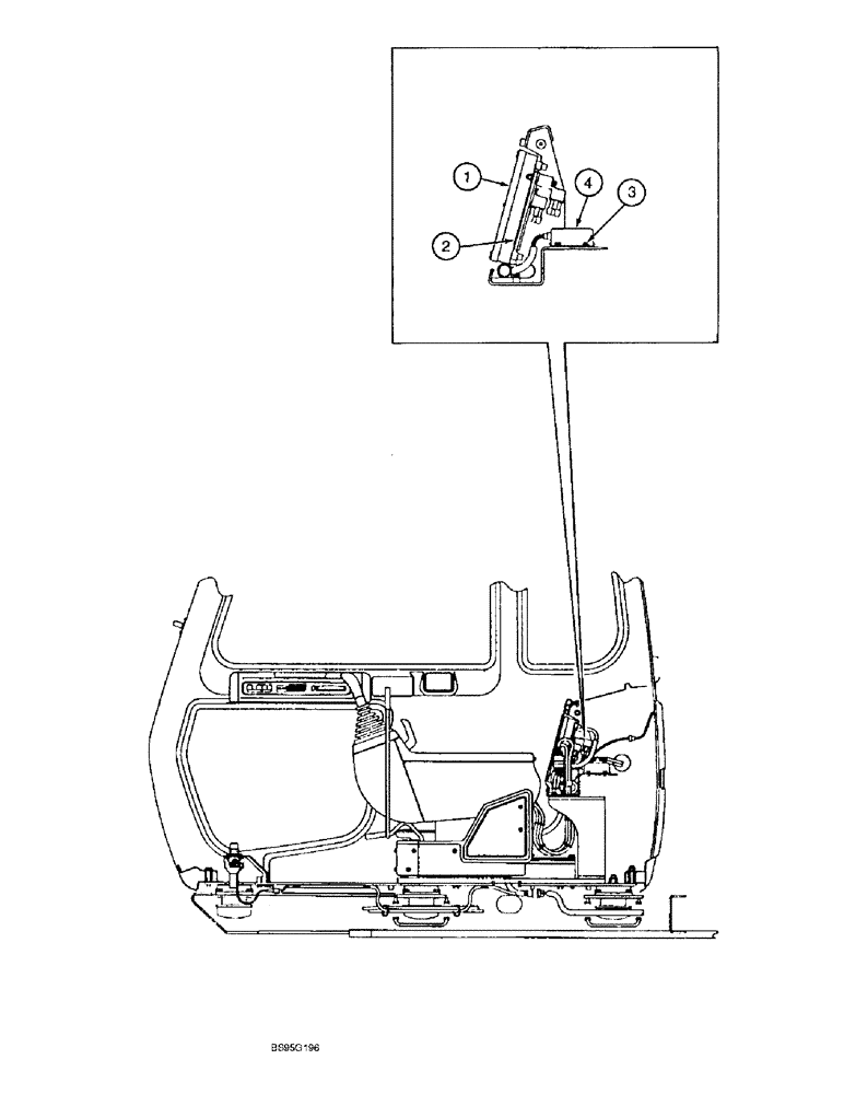 Схема запчастей Case 9060B - (4-28) - CONTROLLER (04) - ELECTRICAL SYSTEMS