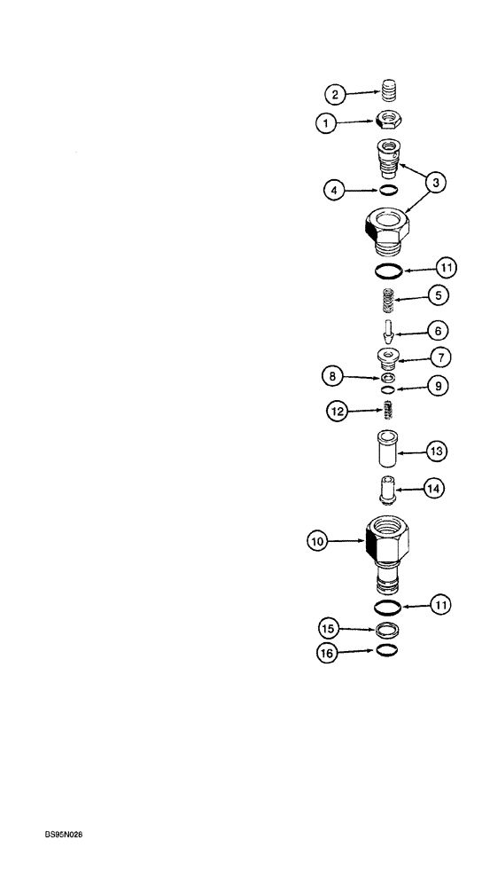 Схема запчастей Case 760 - (08-039A) - ATTACHMENT CONTROL VALVE, RELIEF VALVE - 100868A1 (35) - HYDRAULIC SYSTEMS