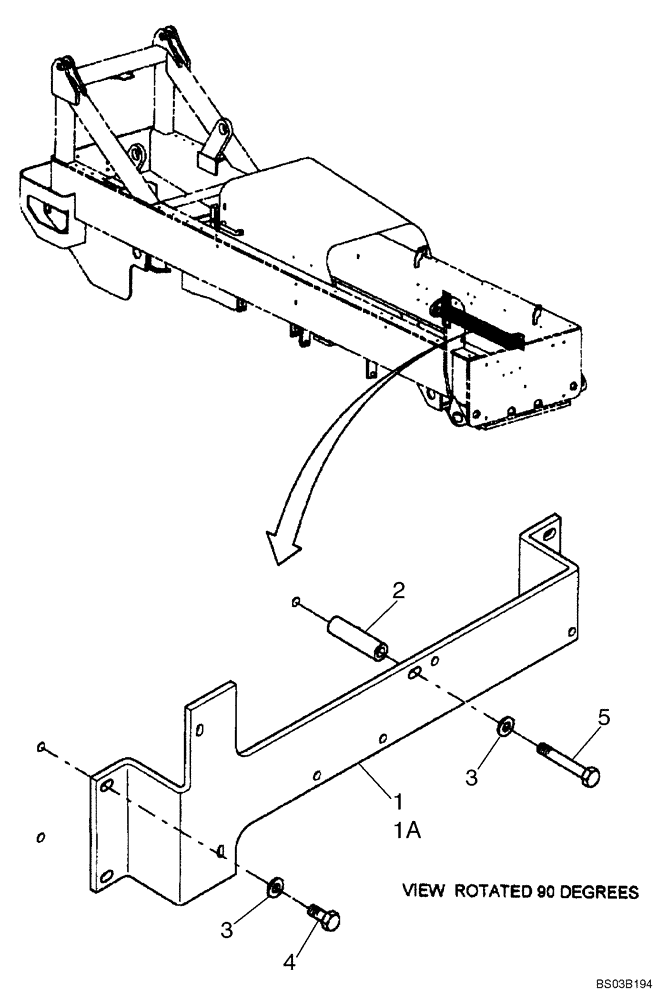 Схема запчастей Case 686GXR - (5-16) - HYDRAULIC BRACKET (05) - STEERING