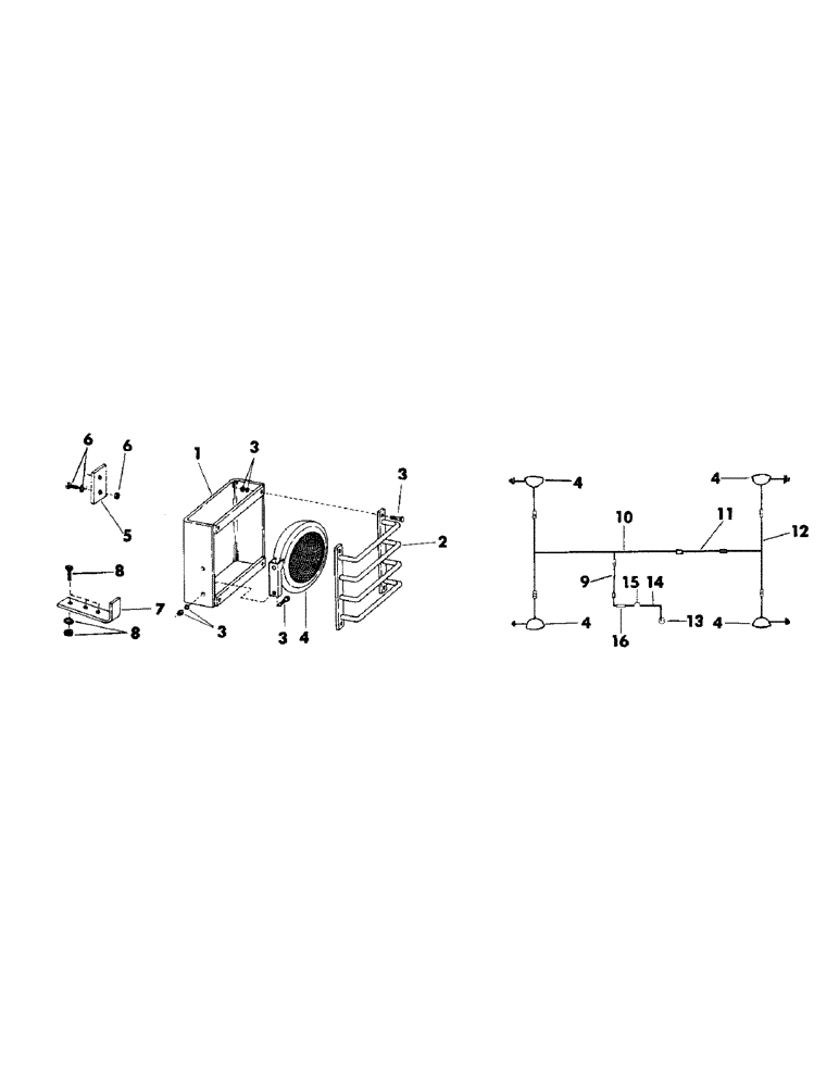 Схема запчастей Case 30YC - (J03) - OPTIONAL WORK LIGHT AND GUARD WITH ELECTRICAL (18) - ATTACHMENT ACCESSORIES