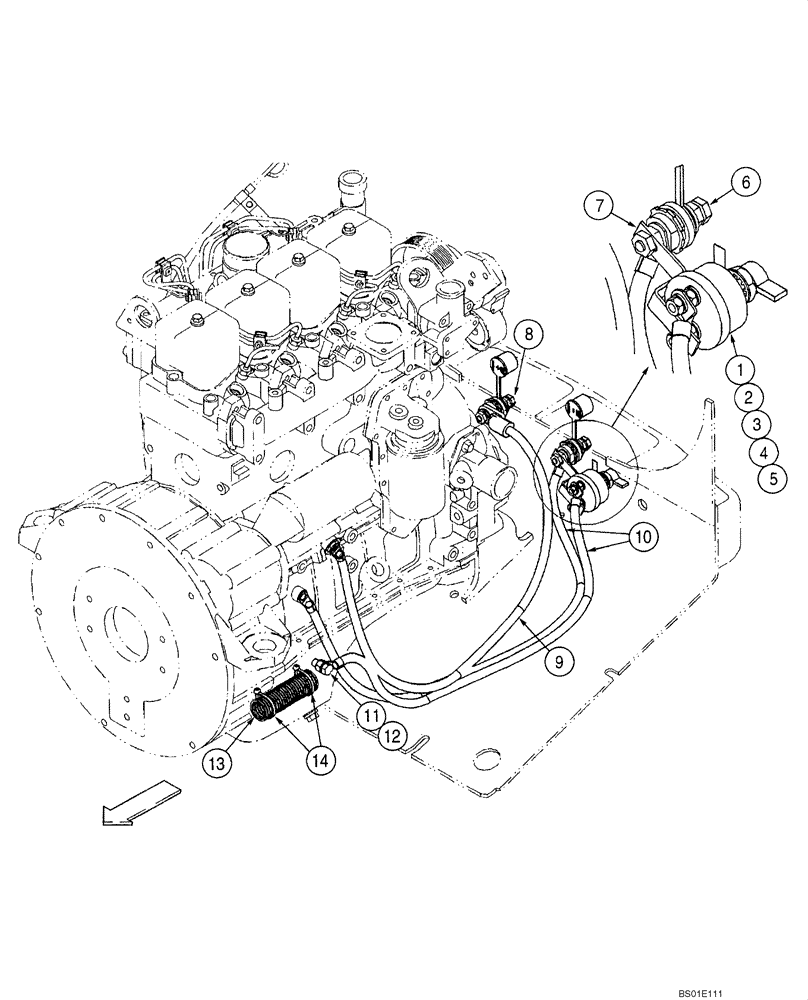 Схема запчастей Case 40XT - (04-05) - BATTERY - DISCONNECT SWITCH AND JUMP START (04) - ELECTRICAL SYSTEMS