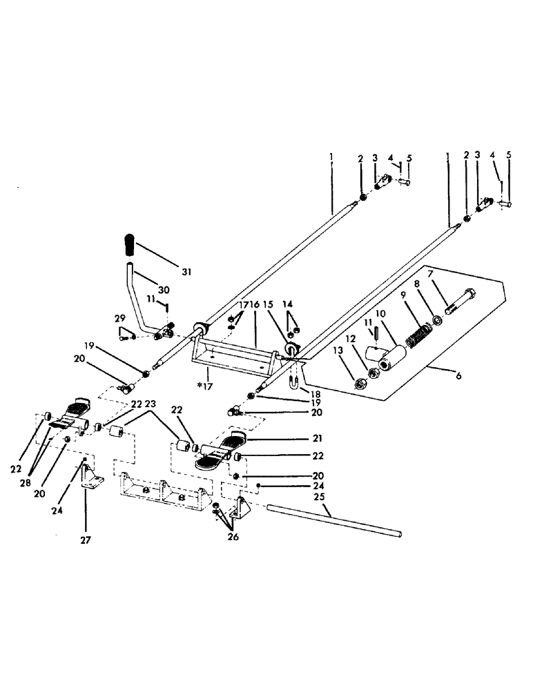 Схема запчастей Case 40YC - (E10) - TRACK CONTROLS WITH DETENT, (FOR ALL UNITS) (05) - UPPERSTRUCTURE CHASSIS