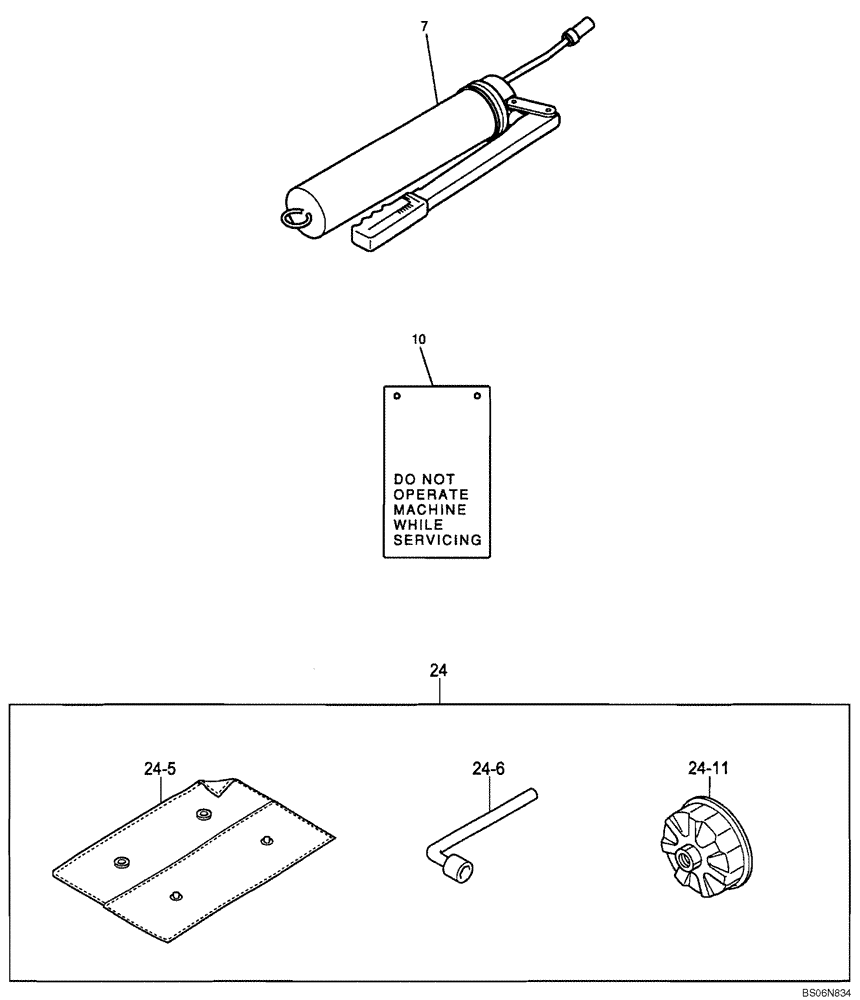 Схема запчастей Case CX17B - (04-001[00]) - TOOLS & ACCESSORIES (PM01T00002FE) (88) - ACCESSORIES