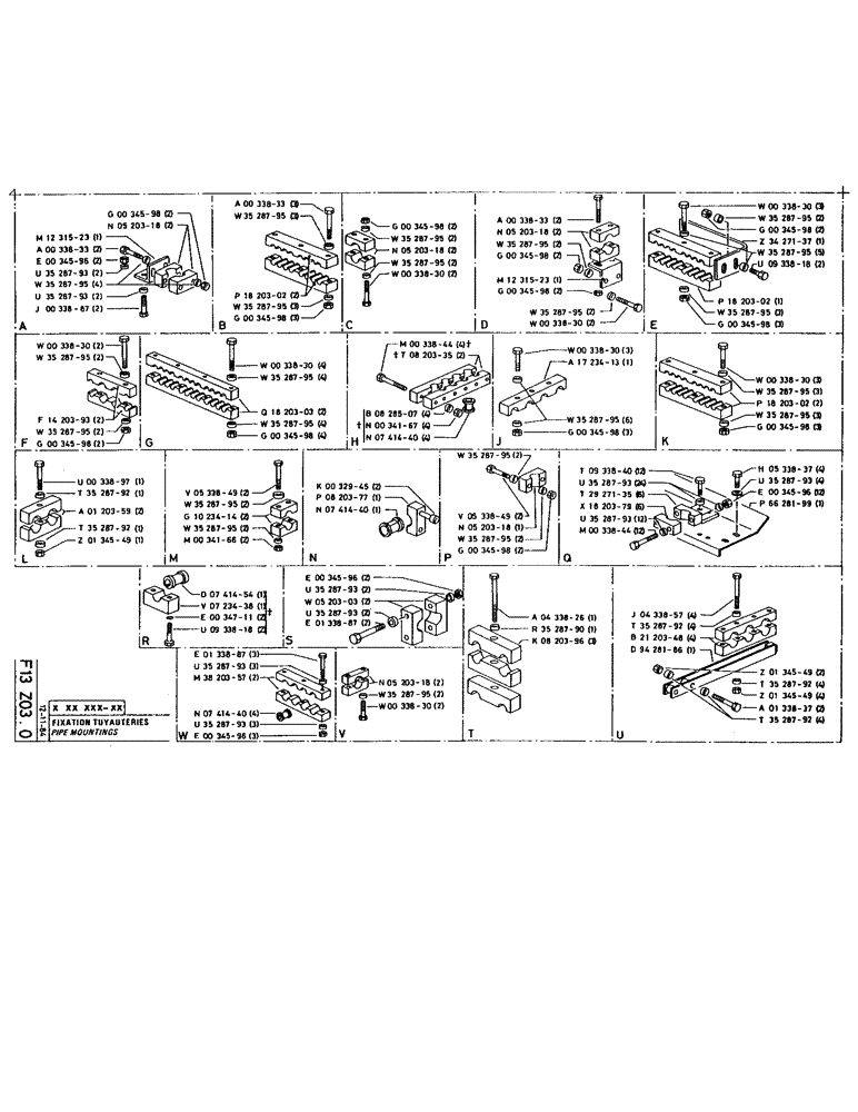 Схема запчастей Case 160CKS - (138) - PIPE MOUNTINGS (07) - HYDRAULIC SYSTEM