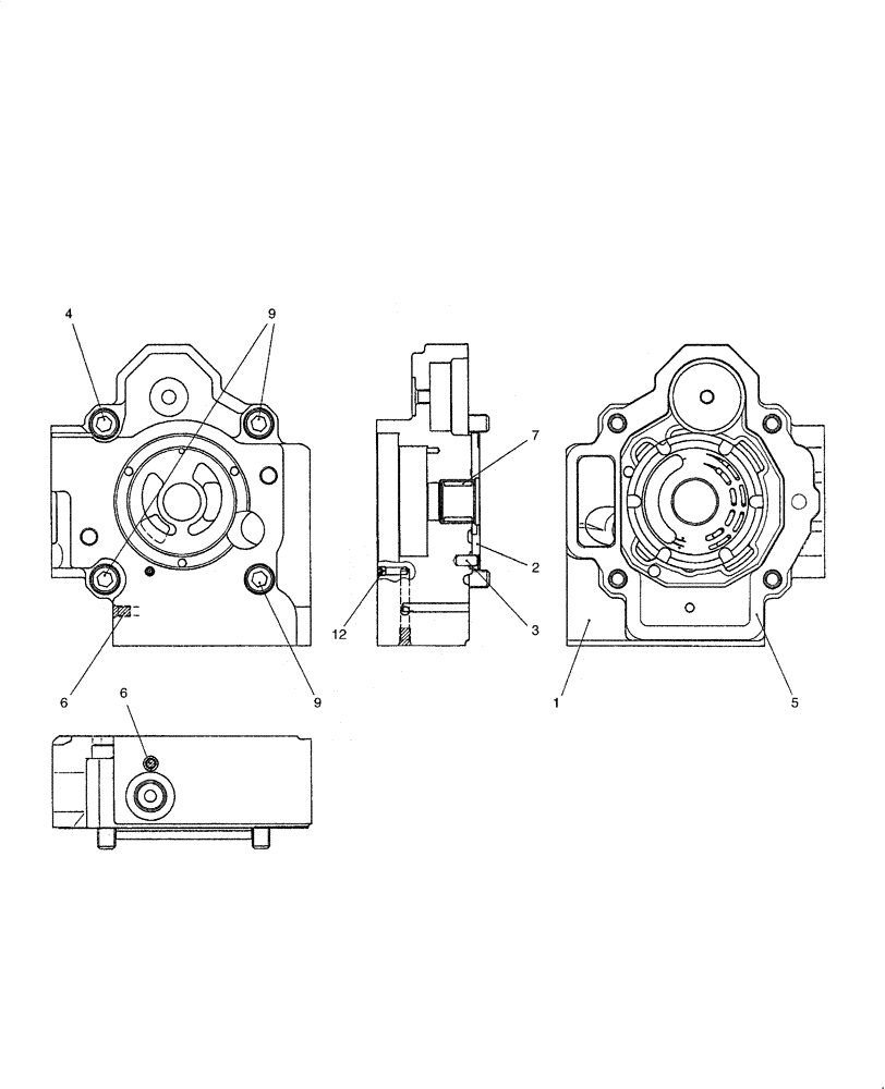 Схема запчастей Case CX27B - (HC404-01[1]) - HYDRAULIC PUMP - COMPONENTS (35) - HYDRAULIC SYSTEMS