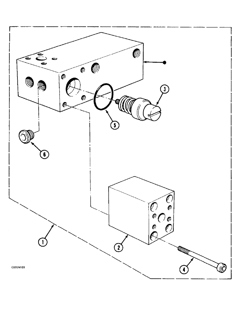 Схема запчастей Case 688BCK - (8C-30) - FLOW DISTRIBUTOR, 688B CK (120301-) (07) - HYDRAULIC SYSTEM