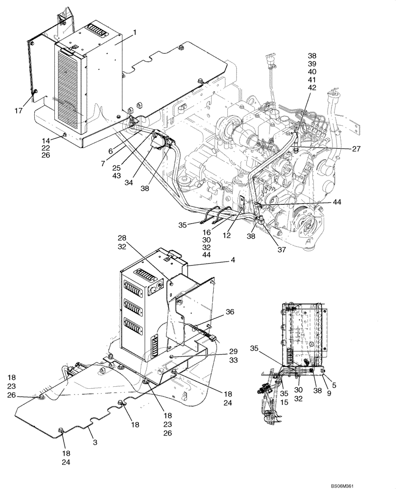 Схема запчастей Case 550H - (9-20) - CANOPY, ROPS - HEATER SYSTEM (09) - CHASSIS/ATTACHMENTS